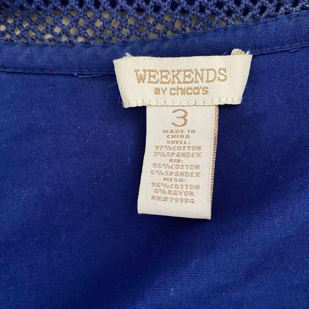 Chico's Weekend Mesh Jacket - Picture 5 of 6